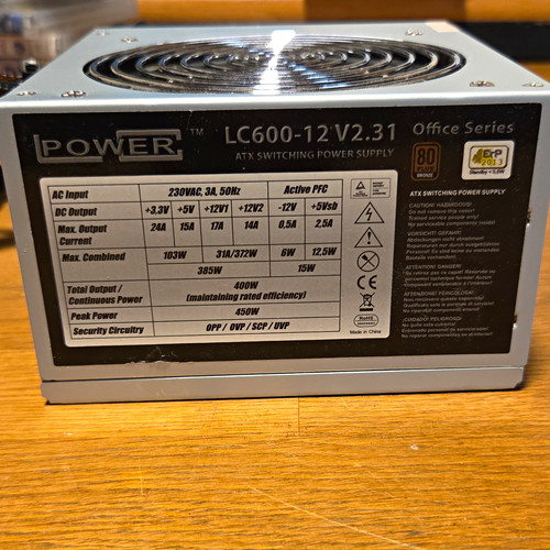 Power lc600 31 - power, atx