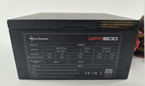 Sharkoon wpm600 600w - sharkoon,