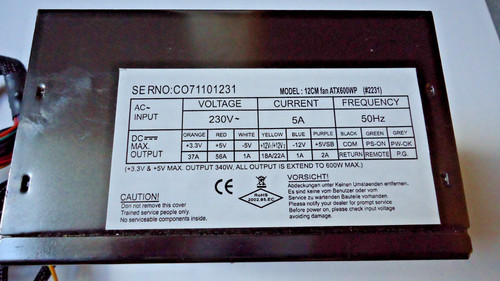 Atx netzteil 600w - netzteil,