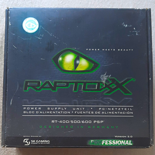 Raptoxx atx netzteil 600w - raptoxx, pc-netzteil