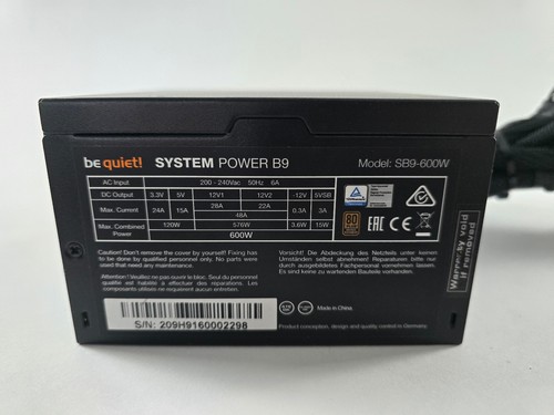 Quiet netzteil 600 w - netzteil,,