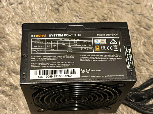 Quiet system power - quiet!, b9