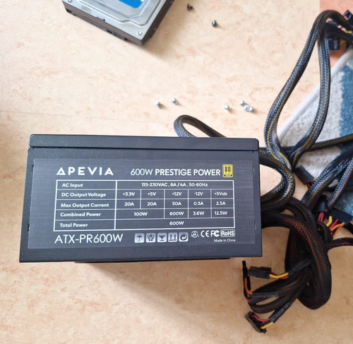 Apevia atx pr600w 600w - apevia, atx-pr600w