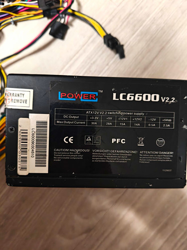 Power lc6600 600w - lc6600, atx